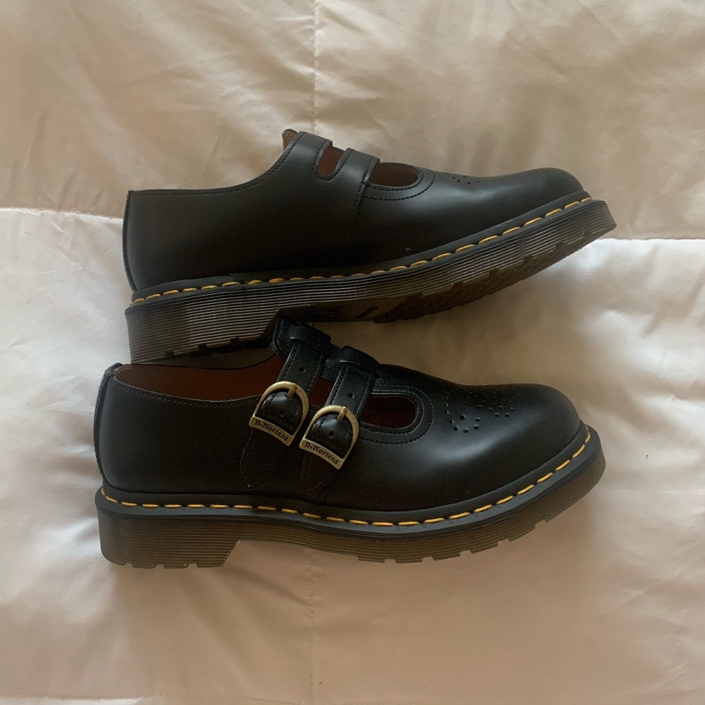 Black Dr. Martens Mary Jane